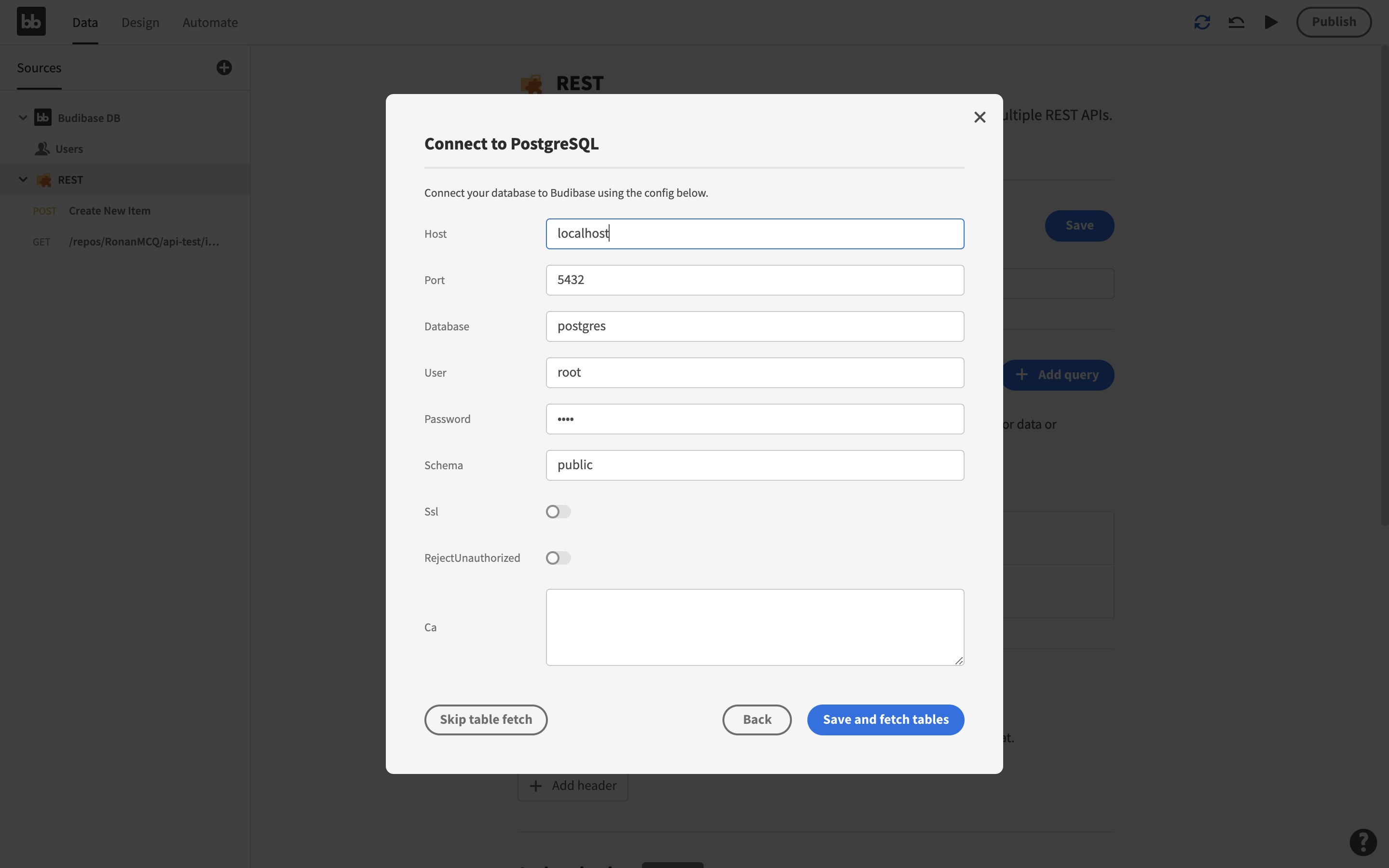 Conenct to Postgres