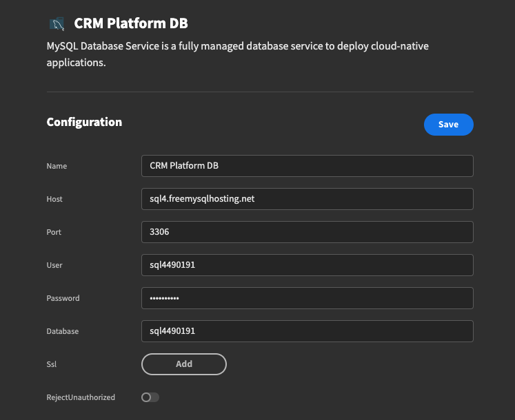 Connect MySQL