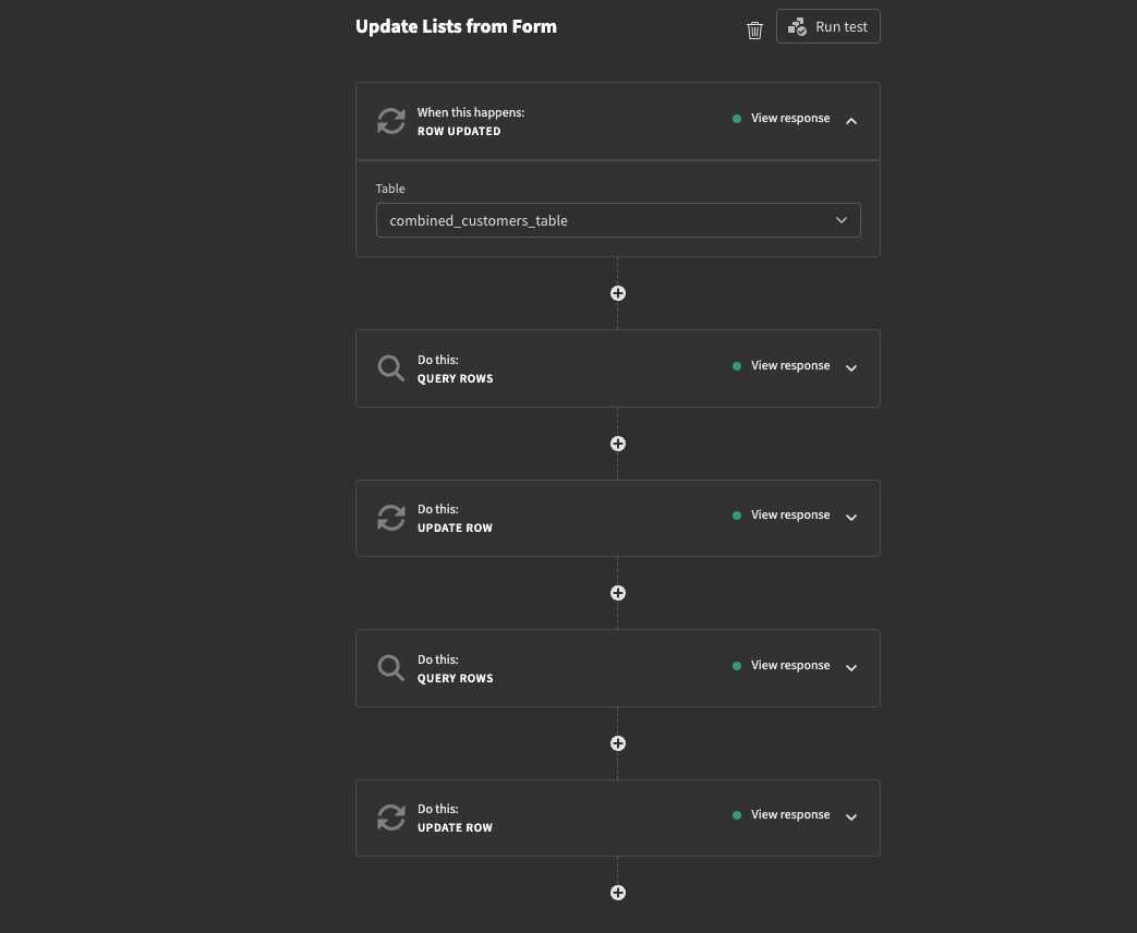 Update two DBs from form